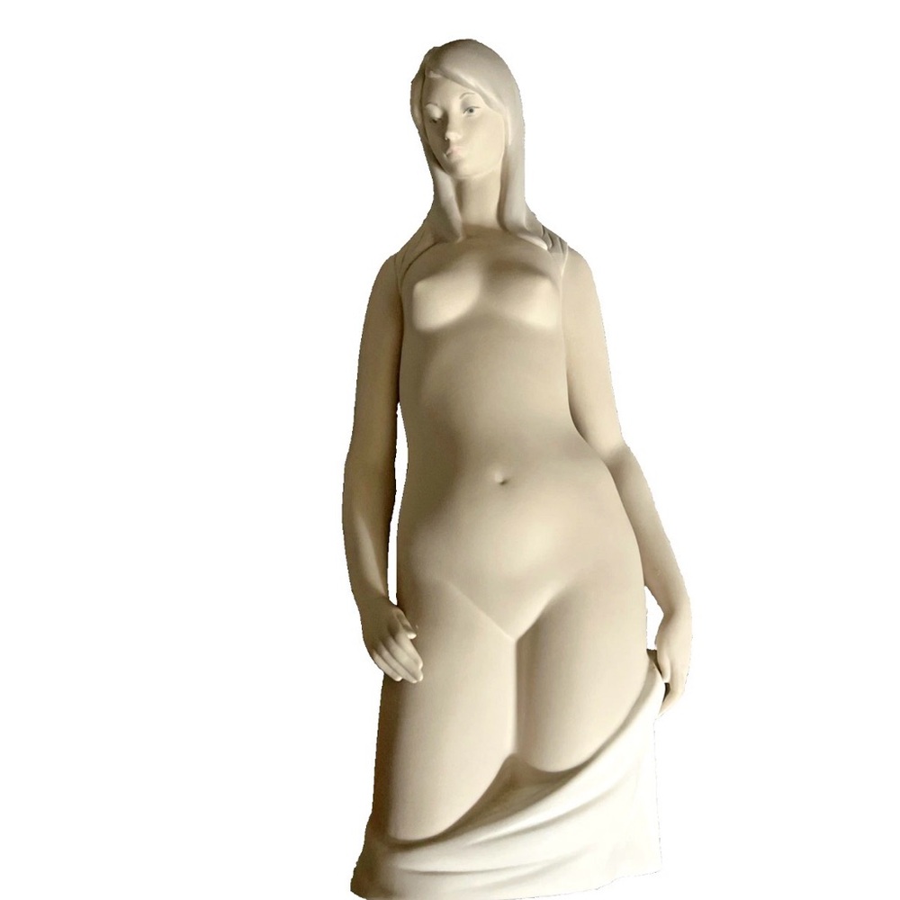 13" Vintage Lladro Porcelain Figurine "Nude" Juan Huerta Spain Original